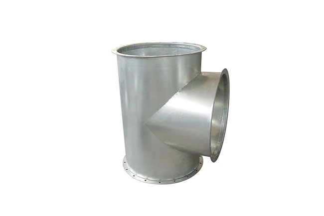 不銹鋼螺旋風(fēng)管三通